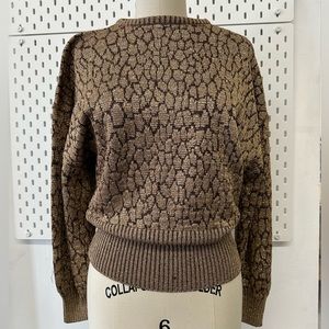 80s pacabù milano gold sweater